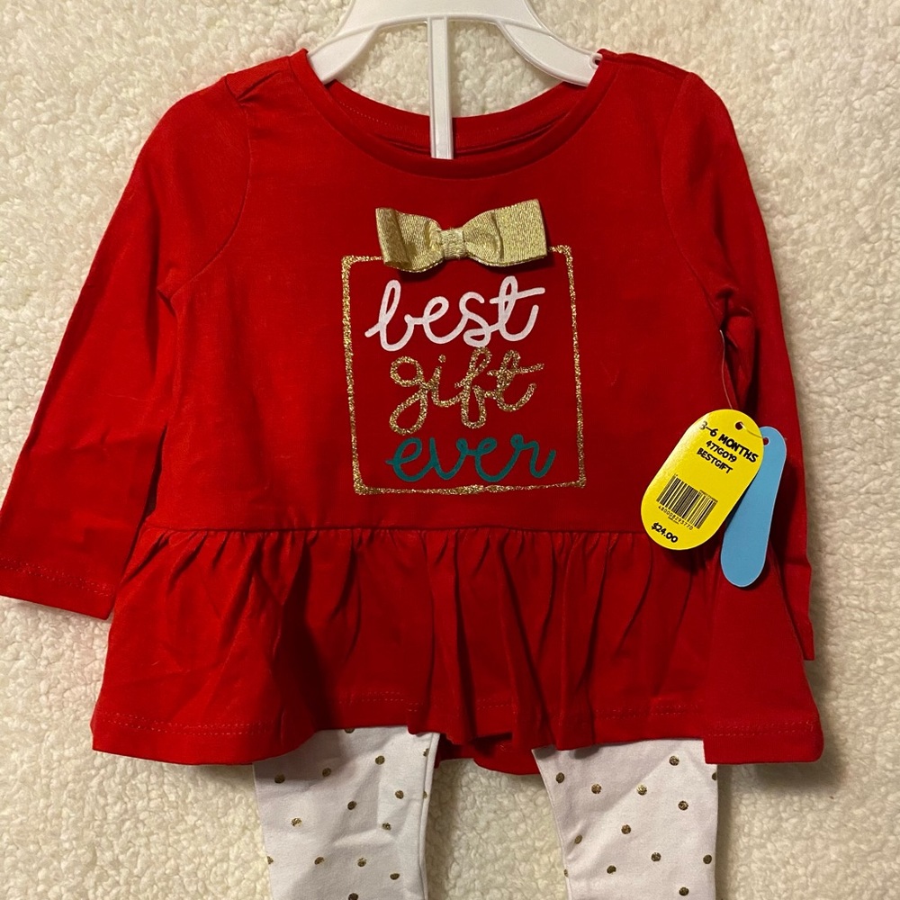 Baby girl Christmas outfit